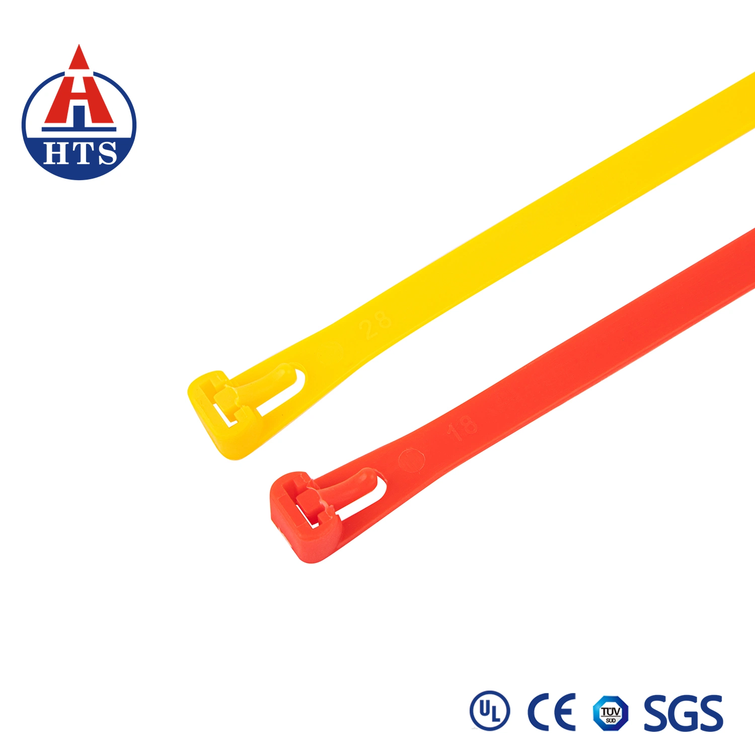 Cable Tie, Black, White, Colour, Self-Locking, Releasable 9.0*720mm