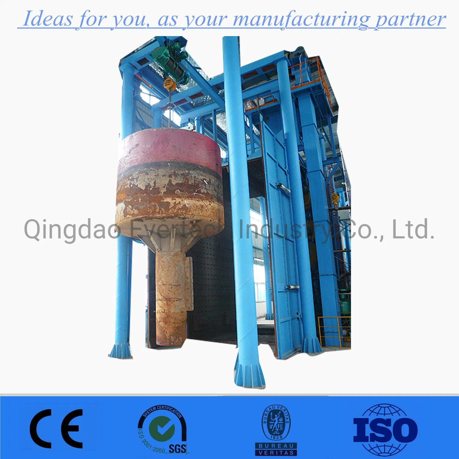 Abrator Machine Hook Overhead Rail Shot Blast Machine Sandblasting Equipment