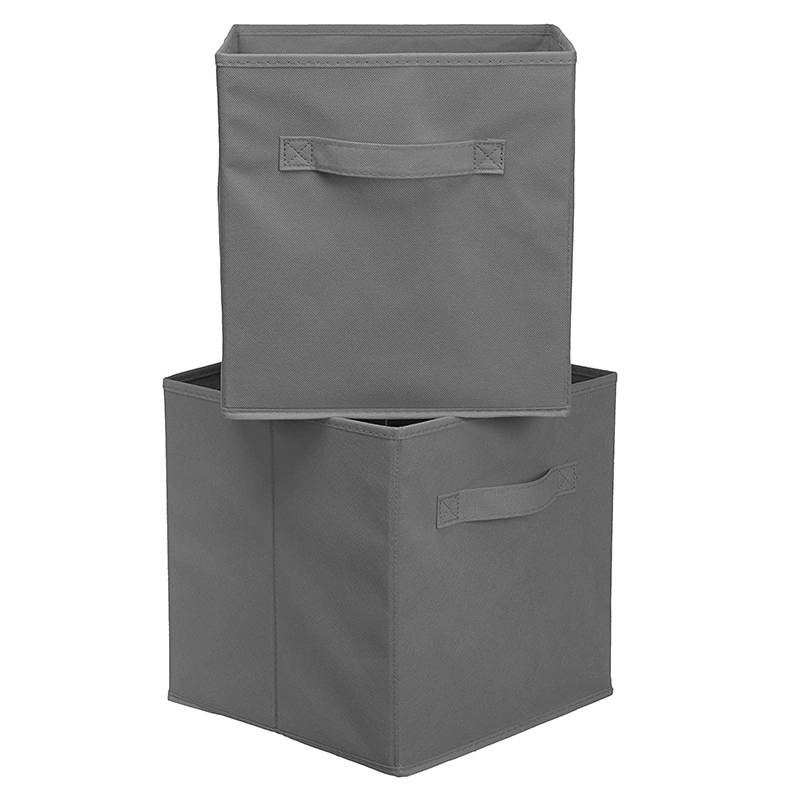 Home Organization Foldable Non Woven Fabric Storage Bins Box for Clothes