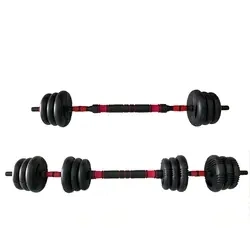 Weightlifting Fitness Factory Cheap Plastic Cement Dumbbells Set Adjustable Dumbbell Set