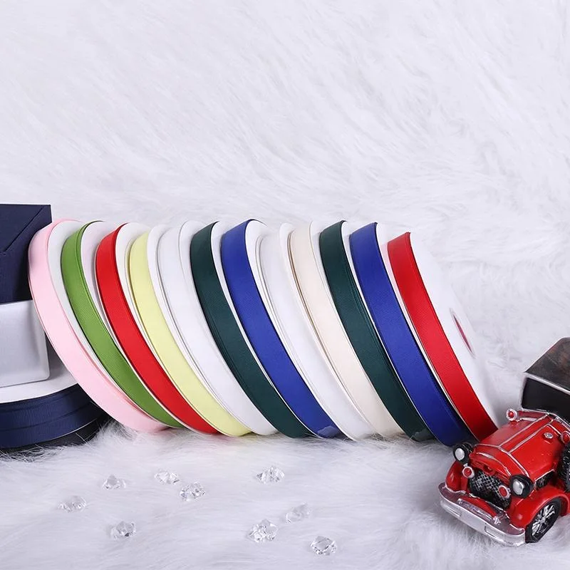 Custom Wholesale/Supplier Special Offer Wave Point Grosgrain Ribbon Custom Brand Solid Color 1inch Grosgrain Ribbon