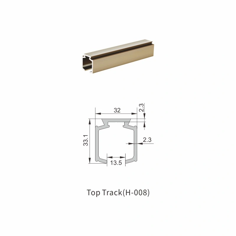 Wooden Aluminium Frame Sliding Door System