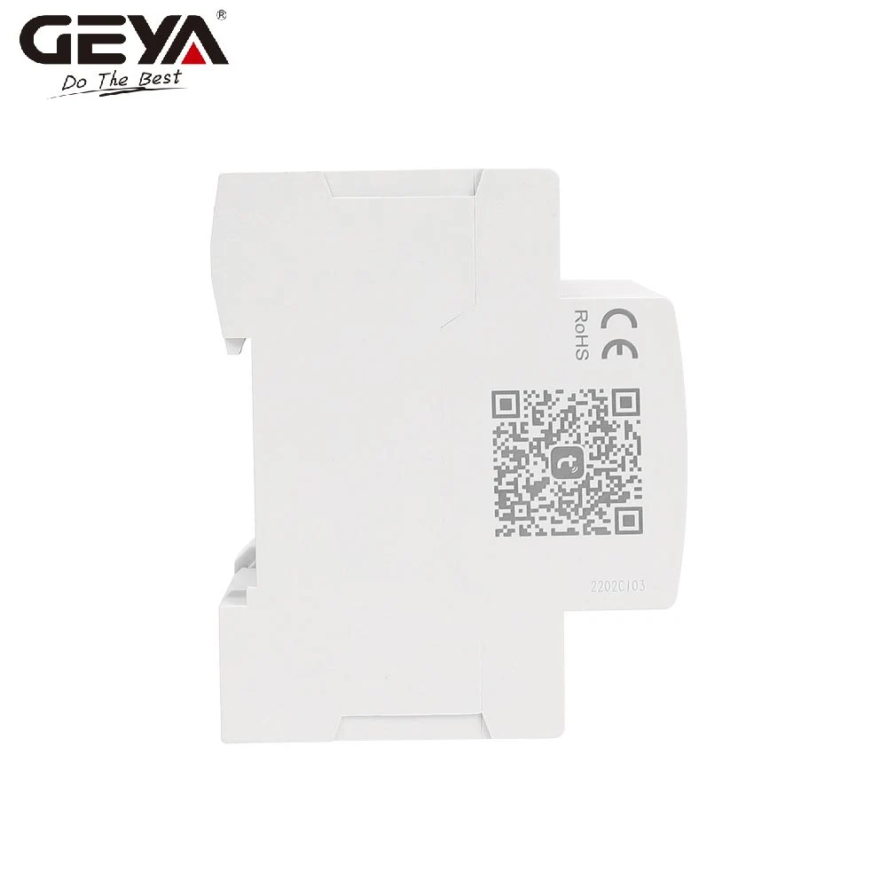 Geya Gts8-W 4p 63A CE DIN Rail 220V AC Approval Daily WiFi Programmable Digital Timer Switch Day Timer Switch Programmable Timer