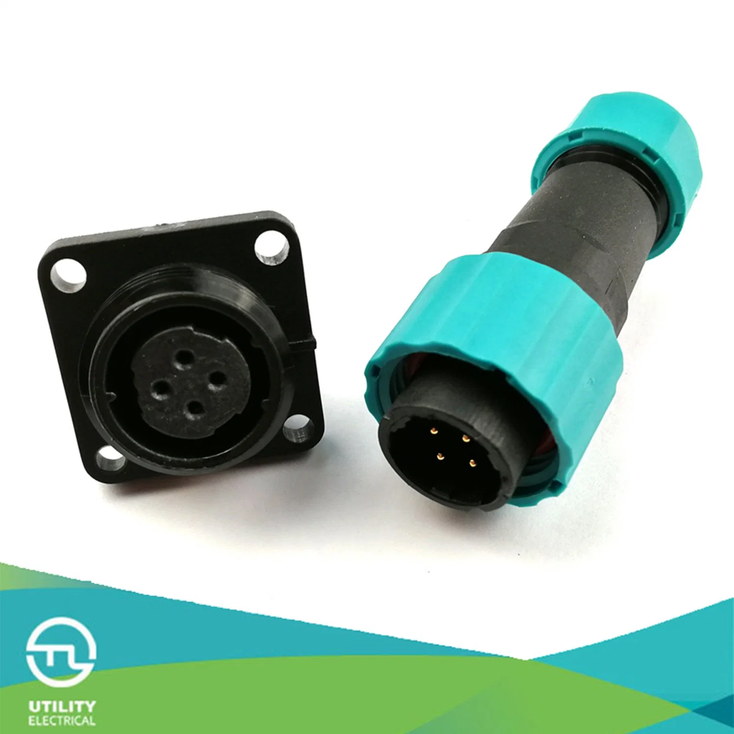 Circular IP68 Waterproof Aviation Plug Socket Connector