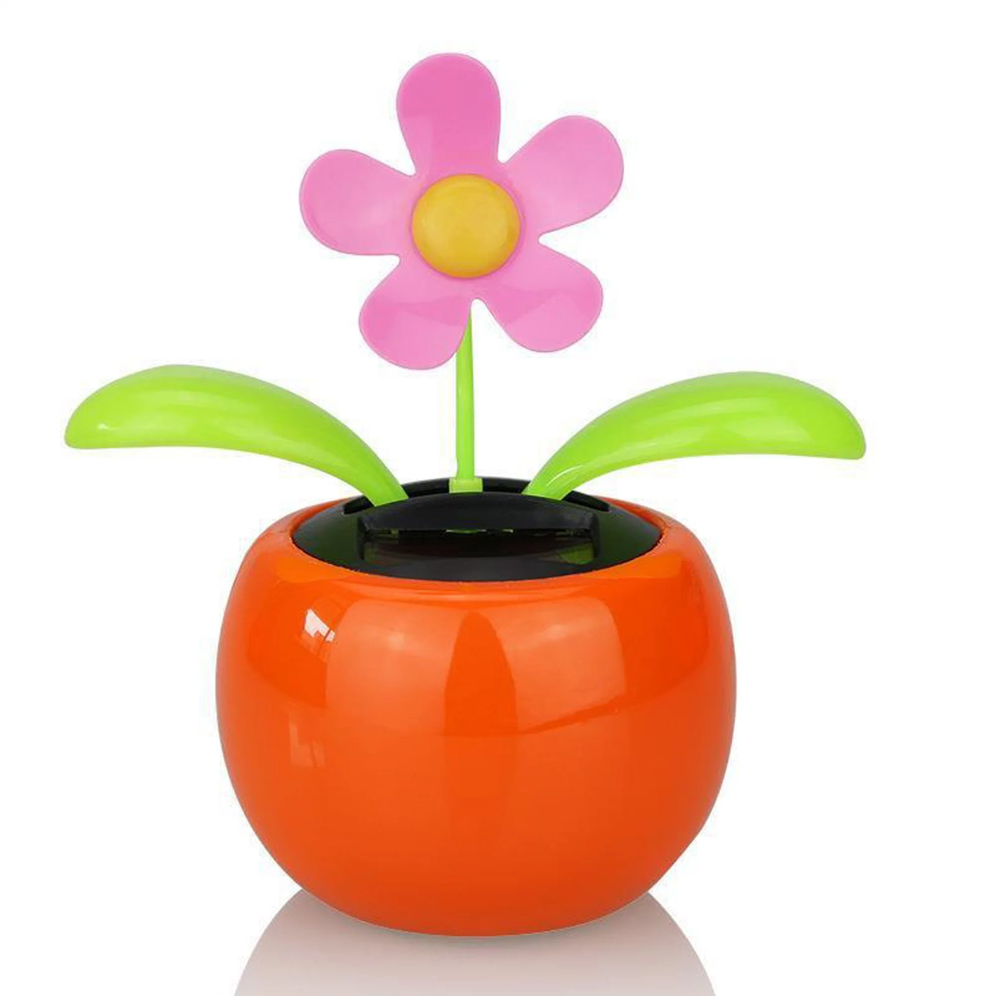 Colorful Pots Decoration Gift No Battery 4 Eco-Friendly Solar Dancing Flowers