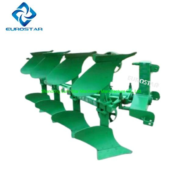 Working Width 1.2m 1lf-430 Hydraulic Flip Plow for 70-90HP Tractor Disc Plough Heavy Duty Paddy Grill Agricultural Machinery Filed Farm Rotary Plow