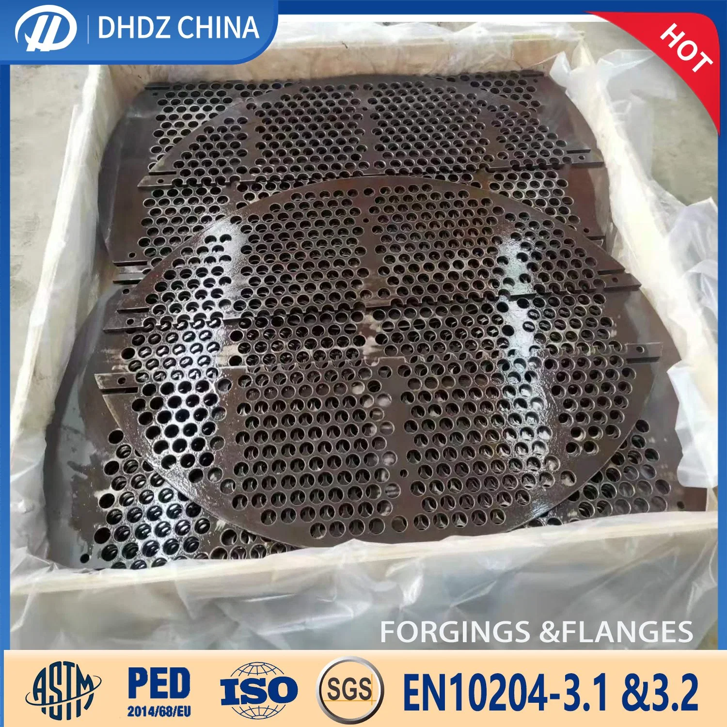 China Customized Carbon Steel Tube Sheet - Dhdz 16mn 35# Q345 SS304