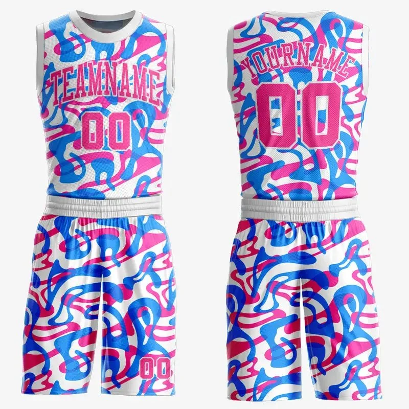 Fashion Sleeveless College School Sports Team Training Vintage Basketball Clothes for Youth