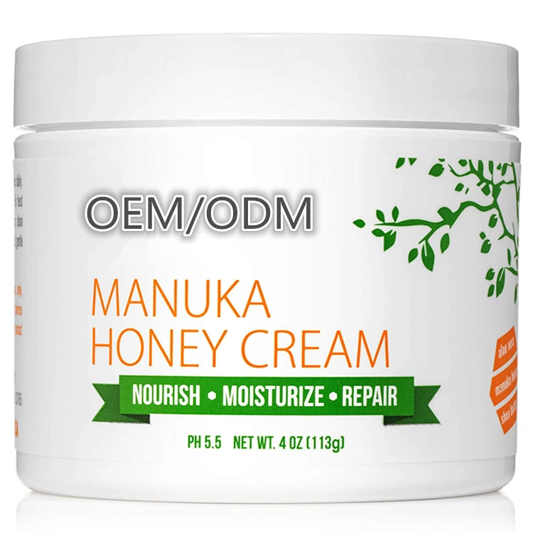 OEM/ODM Natural Manuka Honey Soothing Dry Skin Hydrating Moisturizer Cream