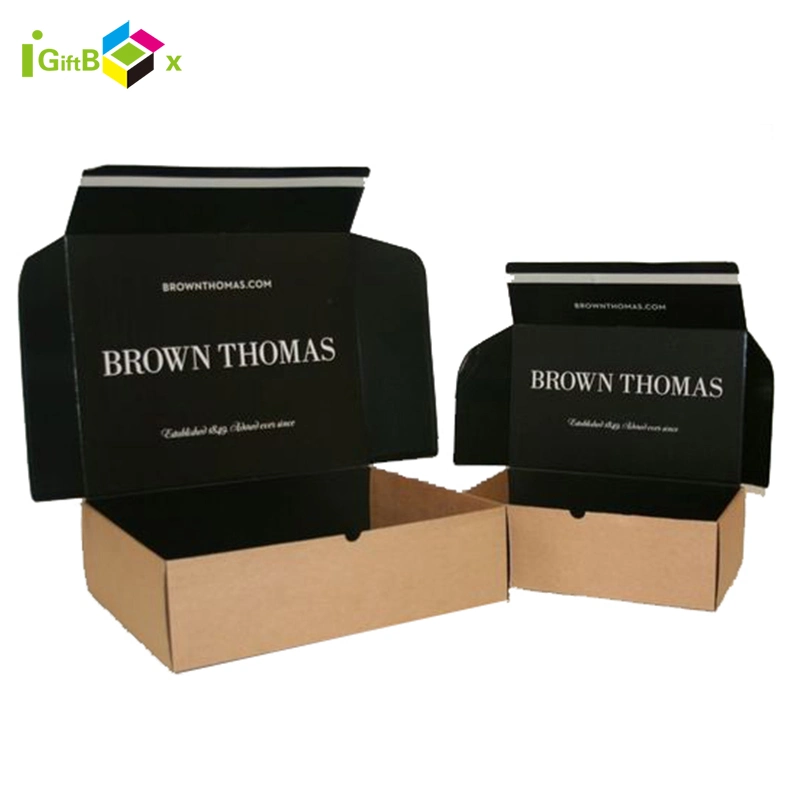 Custom Logo Color Corrugated Packaging Clothing Mailer Box Shipping Paper Gift Box