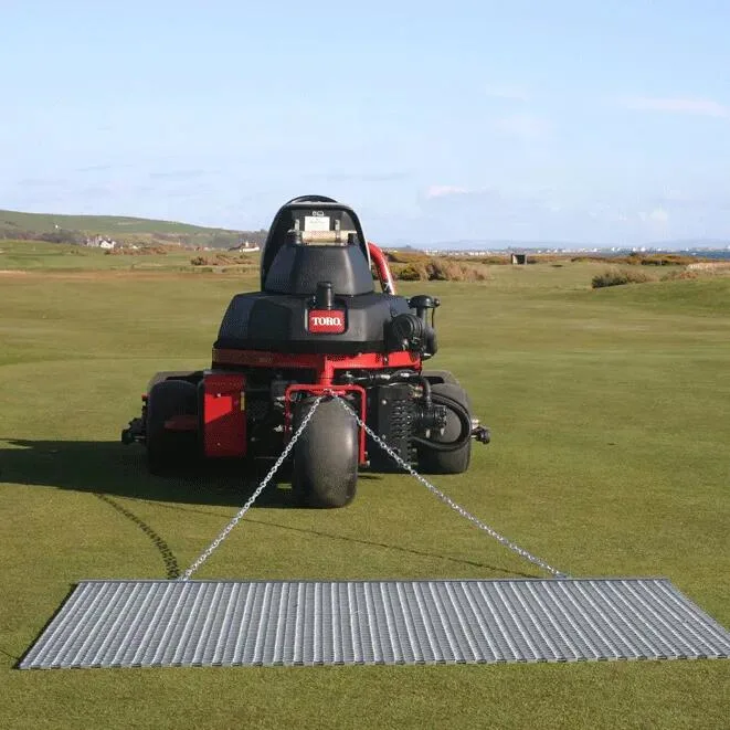 4X6FT Heavy Duty Drag Mats Excellent Tool for Evenly Spreading Soil and Sand 3X5FT Metal Flexible Drag Mat