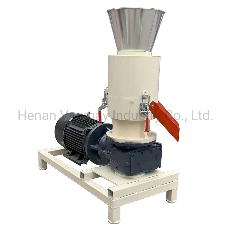 Sawdust Wheat Straw Rice Husk Coconut Peanut Shells Pellet Mill Press for Sunflower Palm Leaf Bagasse Biomass Wood Pellet Machine