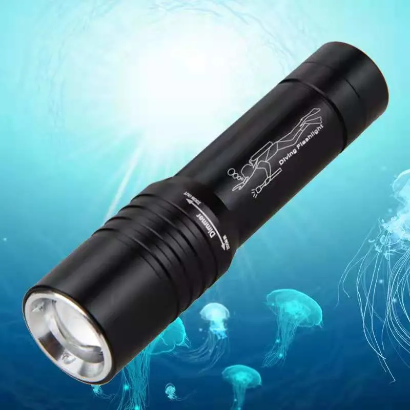 Handed Diving Water Proof Flashlight-002