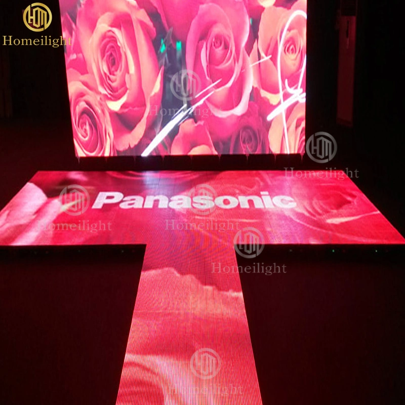 Dance Floor LED Video Indoor P3.91 Interactive Floor Tile LED Display Screen