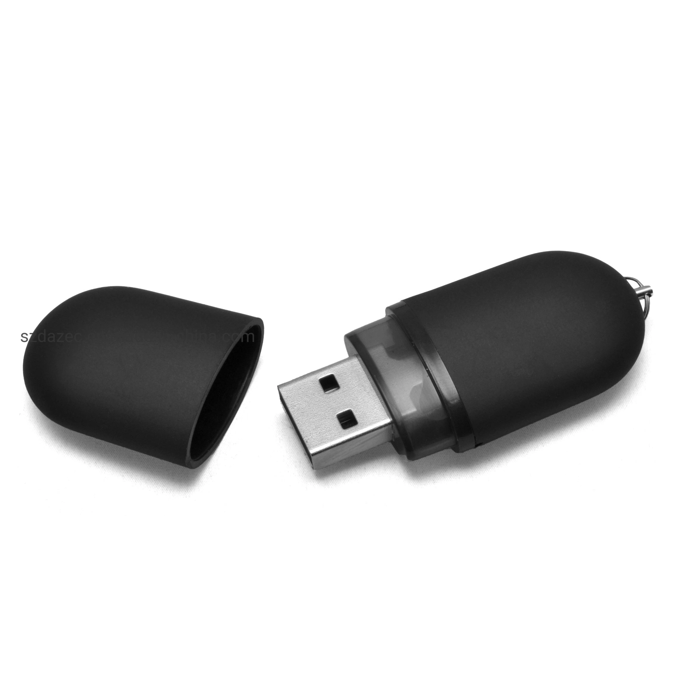 Capsule-Shaped 1-256ГБ флэш-диск USB с Optioanl цвета брелок для полной емкости