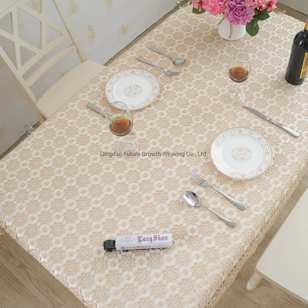 Elegant Simple Design Water Soluble Decorative Place Mat, Table Runner, Tablecloth