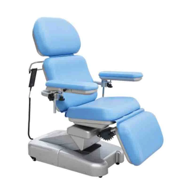 High quality/High cost performance Foaming PU Mattress Blood Electric Dialysis Chair with Leg Section