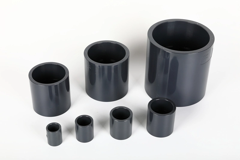 Factory Outlet DIN Standard Pn10 Pn16 PVC Plastic Fitting UPVC CPVC Socket Industry Plumbing Pipe Fittings