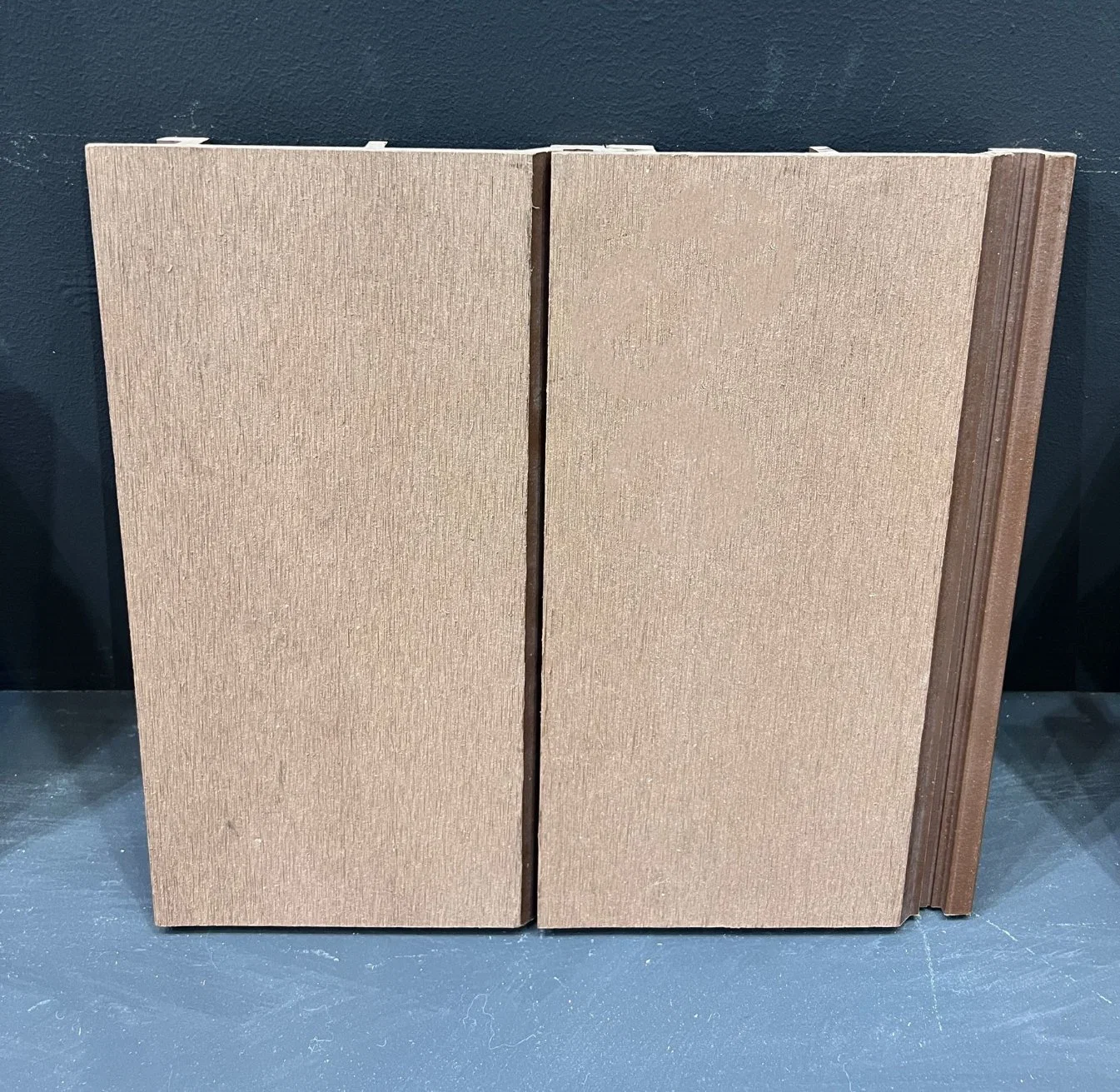 Wood Grain Building Material Vidar China WPC Wall Cladding Wall Board Waterproof Engineered Wood