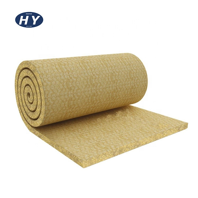 Original Factory CE FM Certifications Mineral Wire Mesh Rock Wool Blanket Insulation Material