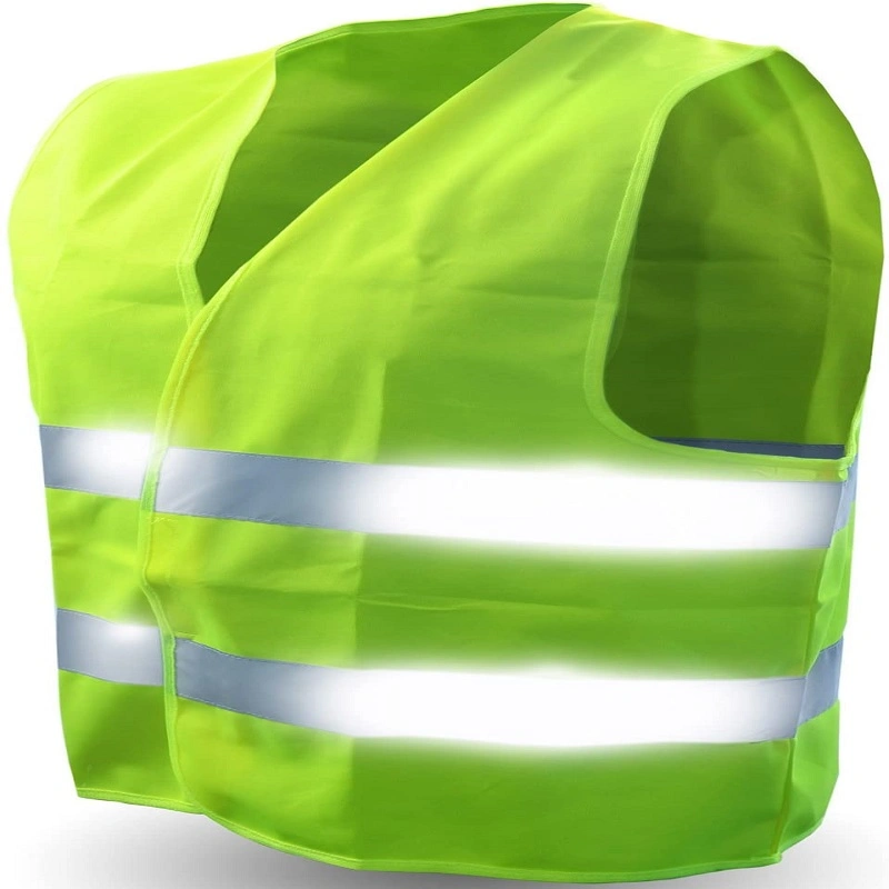 100% Polyester Safety Vest Custom Mens High Reflective Safety Hivis Vest Workwear