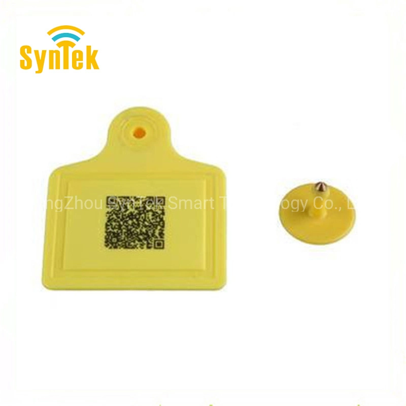 Custom Printing ISO11784/5 Fdx B 134.2kHz Em4305 Electronic RFID Animal Ear Tag