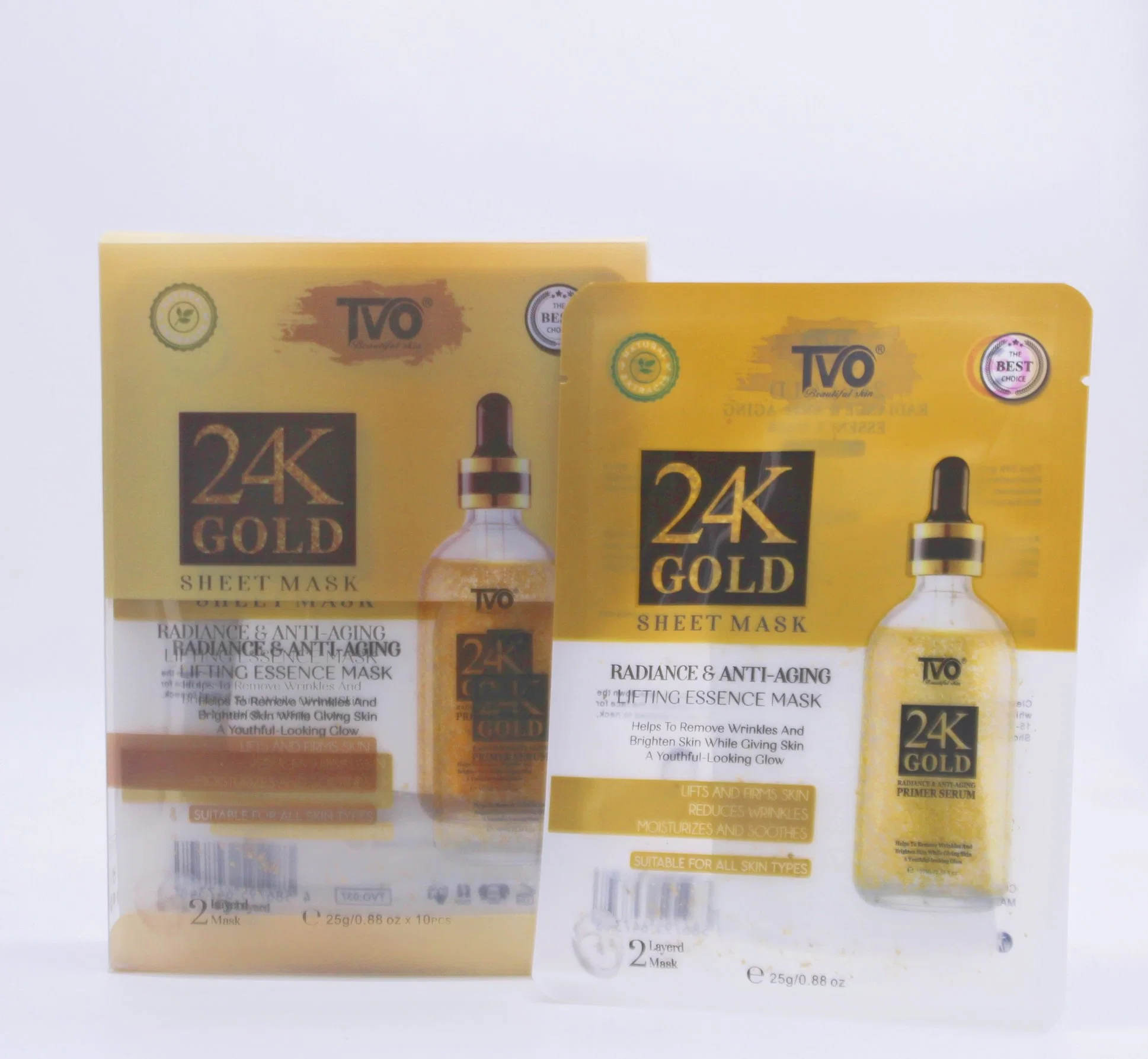 Soins De La Peau d'usine Bioaqua Danjia 24K d'or pur masque facial