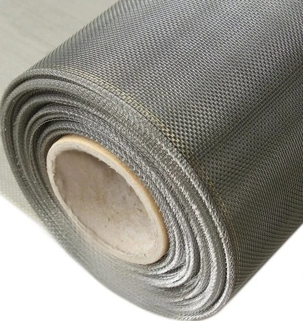 SS304 316 Stainless Steel 3-500 Mesh Square Metal Filter Wire Mesh