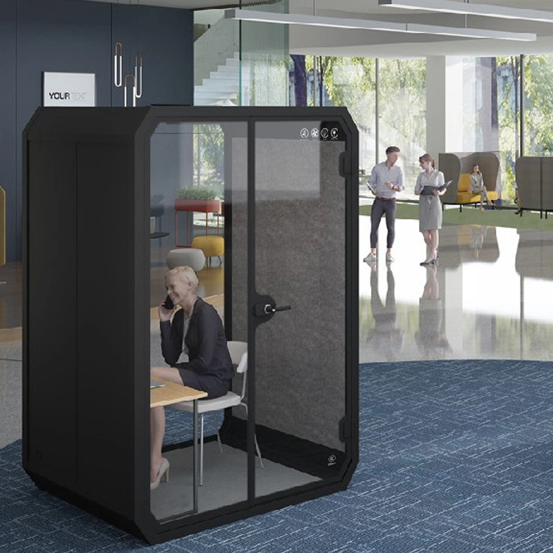 Movable Office Booth Phone Booth Modular Soundproof Office Phone Booth Easy Assemble Acoustic Cabin