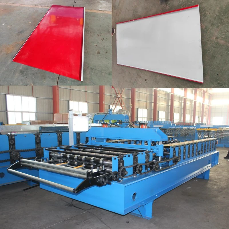 Esp Sandwich Panel Roof Steel Making Machine Line PU Sandwich Panel Bottom Roll Forming Machine