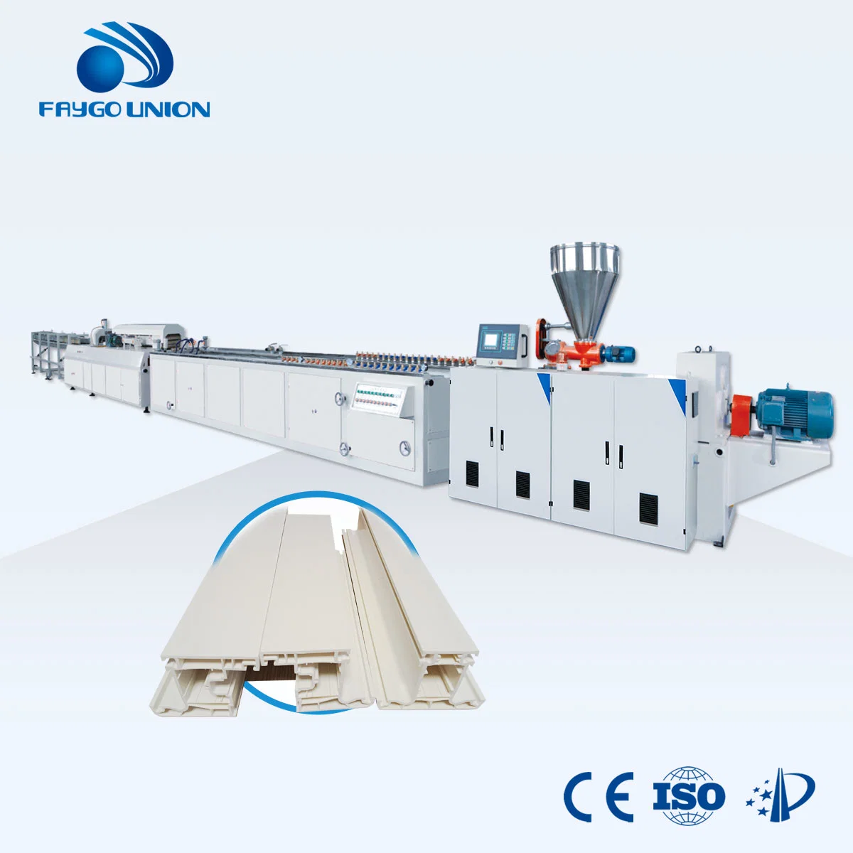 PVC Window Sealing Profile Production Machine Used for Office Decoration