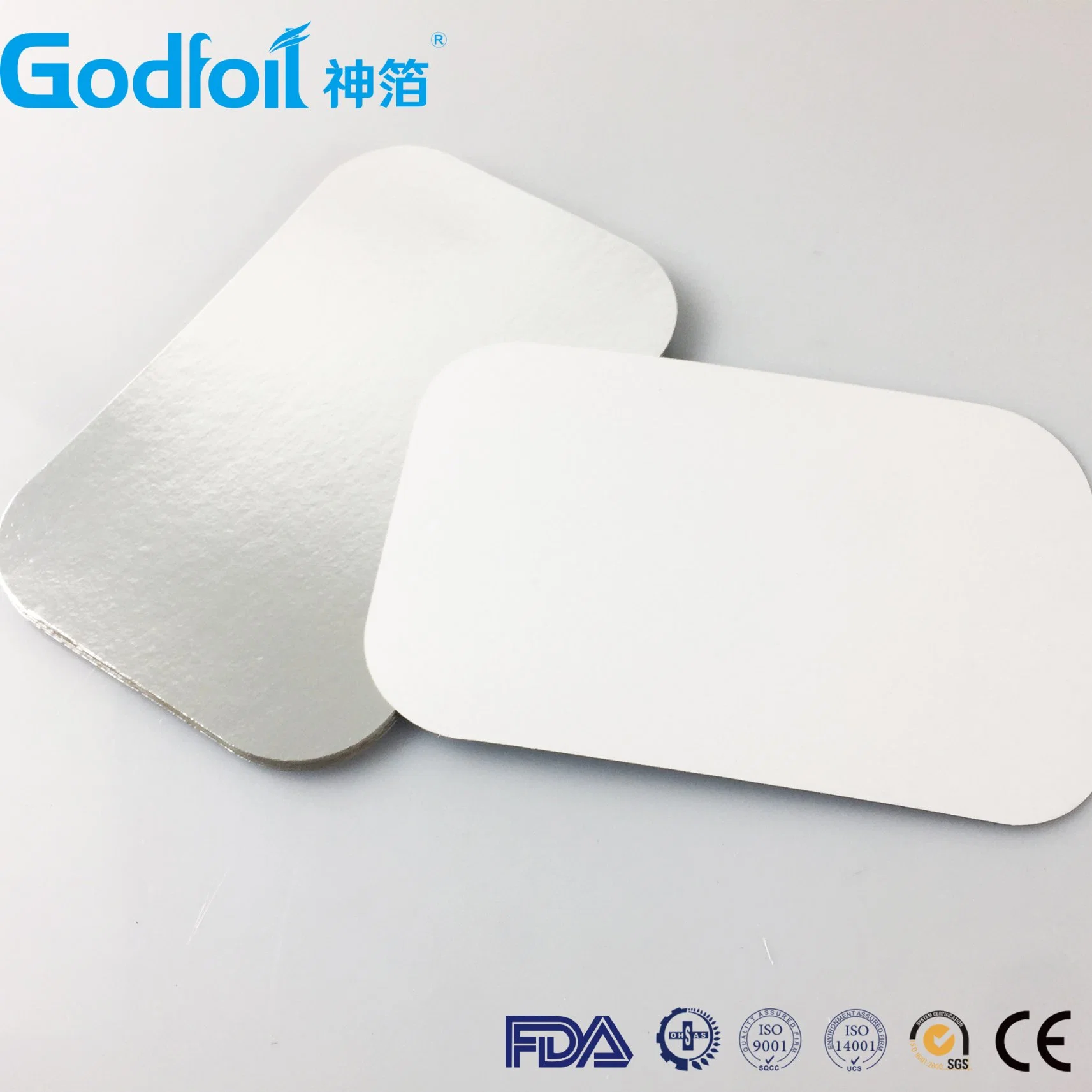 Disposable Silver Aluminium Foil Paper Lid for Daily Use