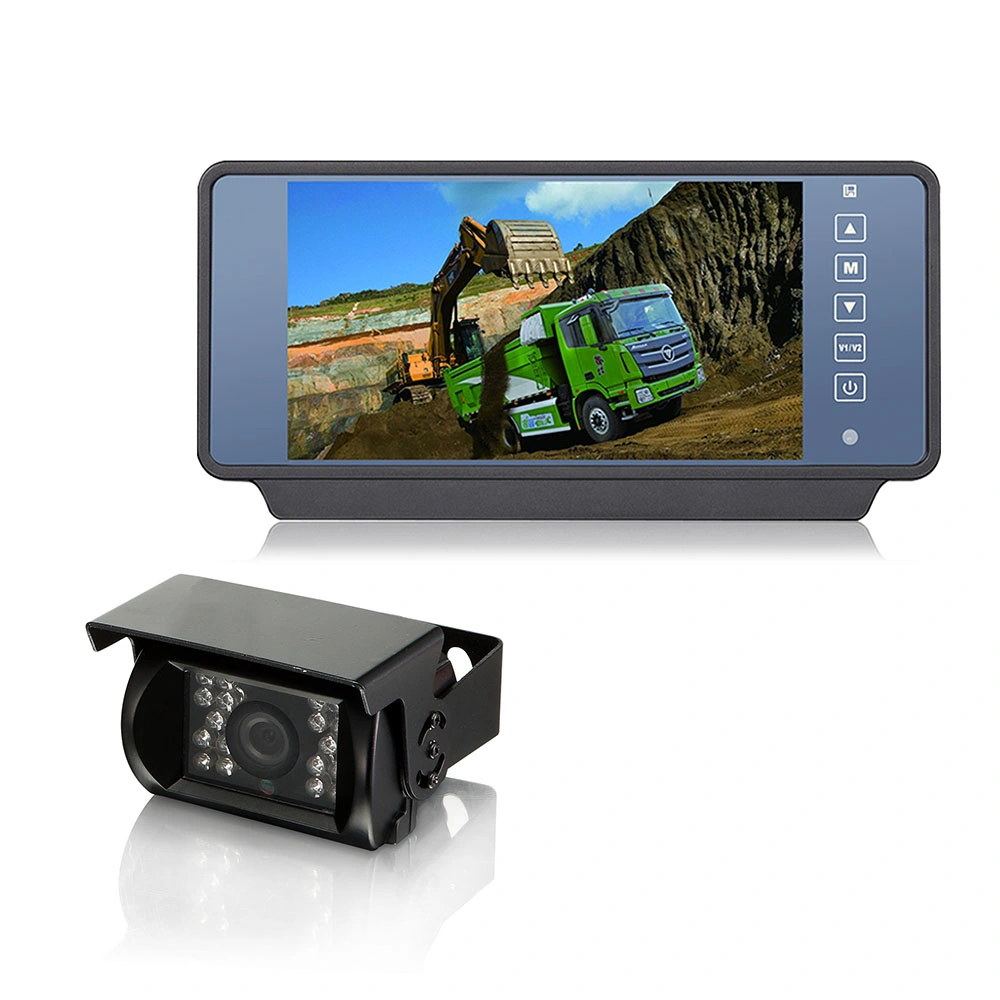 7-Inch Digital LCD Car Monitor with Touch Buttons, Inner Side of Vehicle Windshield Mounting Position