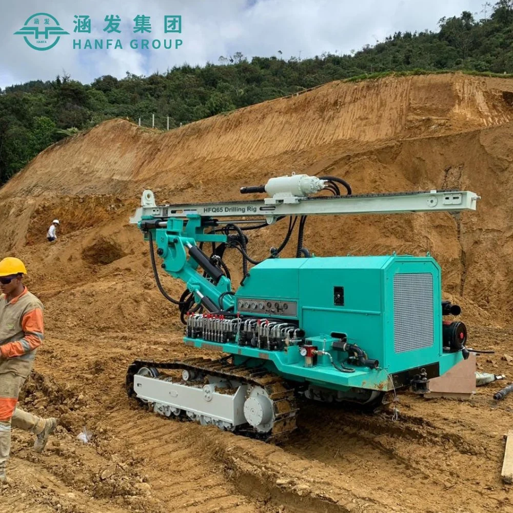 Hydraulic Mine Blast Hole Hard Rock Drill Separated DTH Surface Drilling Rig Anchor Construction Engineering Drill Drilling Rig