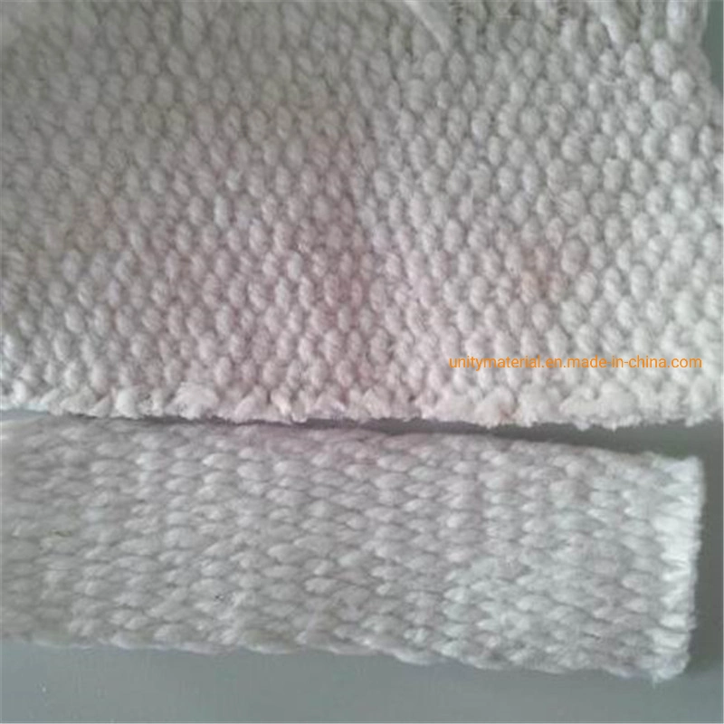 1260c cortina à prova de Fibra Cerâmica Têxteis de tecido com fio de aço para o Forno de Cal Fogão Fogo de estanqueidade de porta, Bio-fibra solúvel Mineral lã de algodão com SS