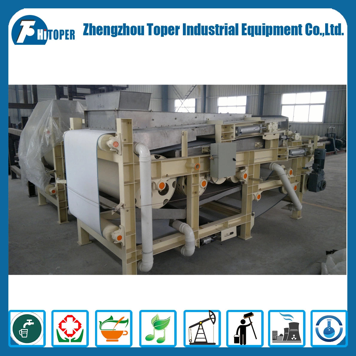 High Effecient Industrial Belt Filter Press Used in Dewatering for Sale