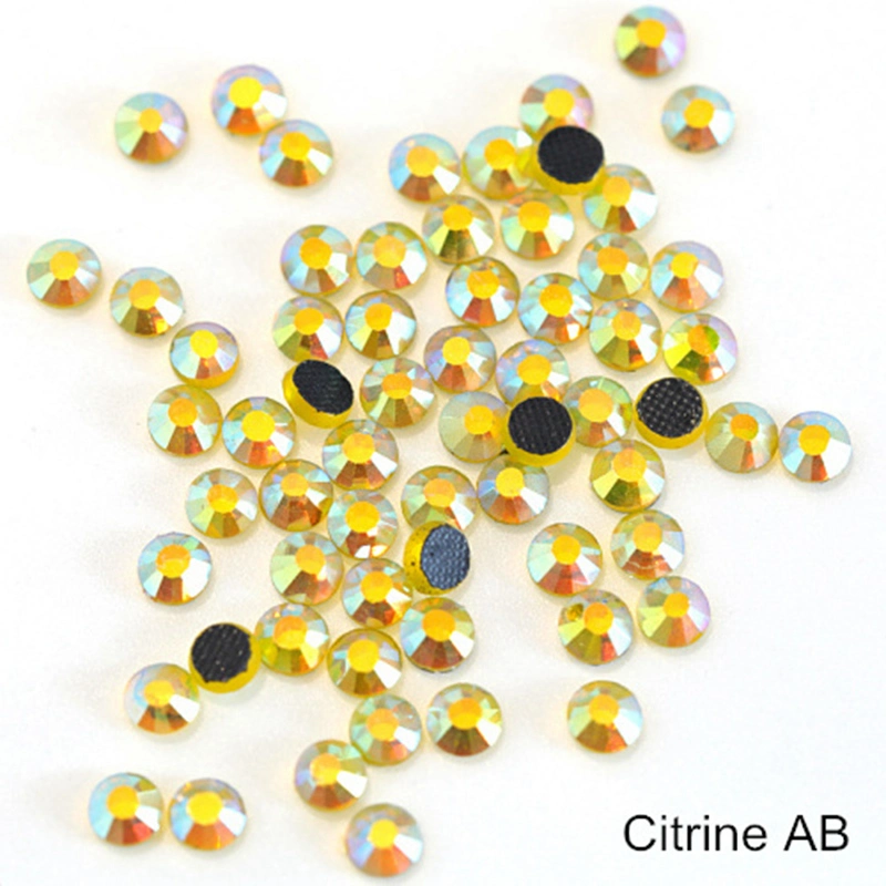 4 de Ab colores DMC Hot Fix Crystal Cristal AB Hotfix Rhinestones Cristal Strass Hotfix Rhinestones Estrás para bodas