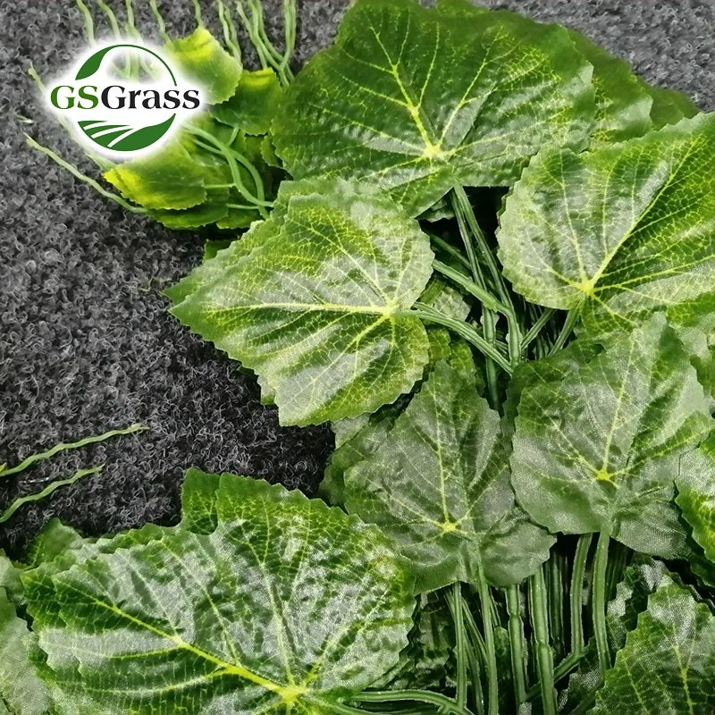 Preço de fábrica Artificial verde de Folhas de Uva Garland vinha caindo deixa para o Dia das Bruxas