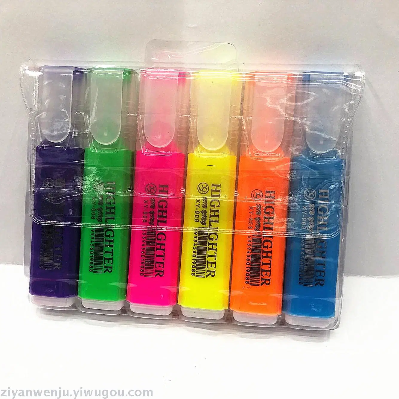 Colours Highlighter Marking Pen Office Supplies