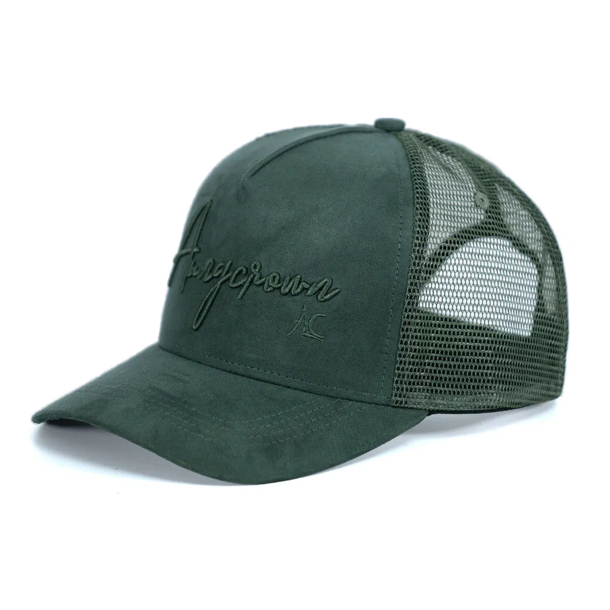 Wholesale/Supplier Trucker Hats, Embroidered Patch Trucker Caps, Custom Suede Mesh Cap