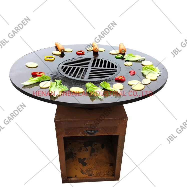 Autumn Season Hot Sale Garden Metal Firepit BBQ Grill