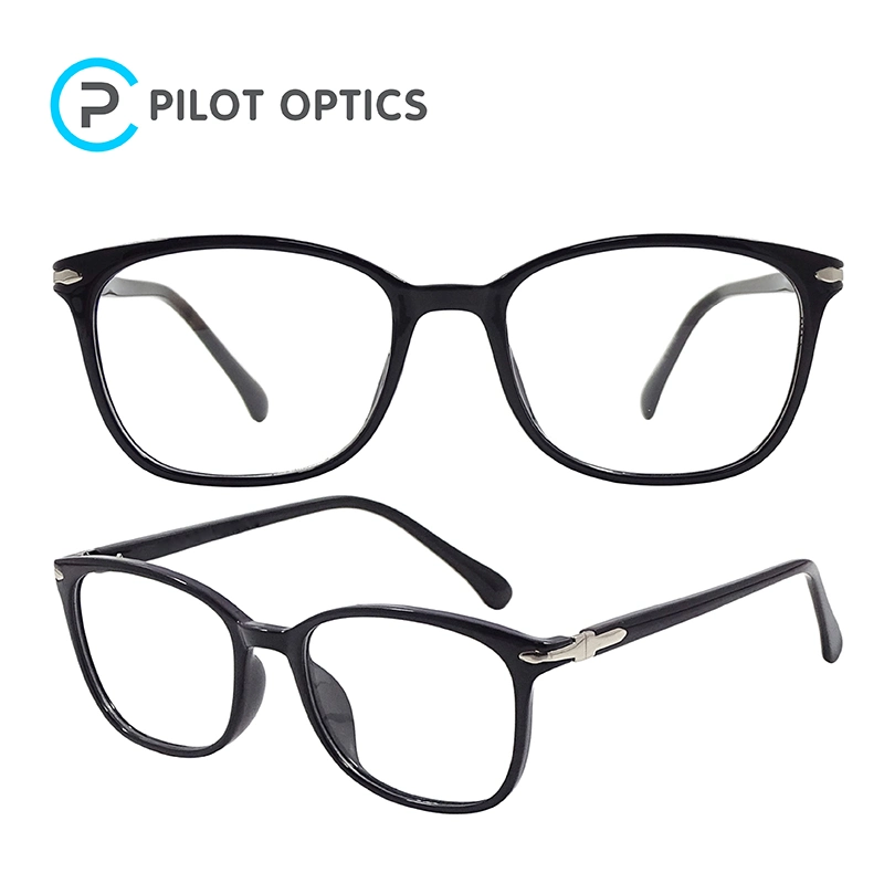 Pilot Optics Square Fashion Rectangle Custom Logo Tr90 Wenzhou Factory Optical Frames