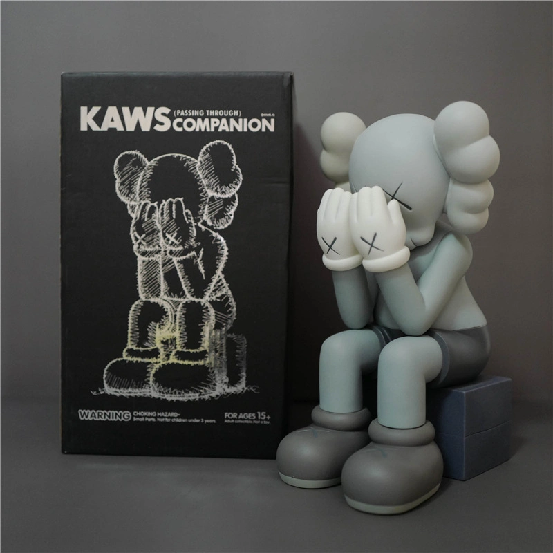 Plastic Kaws Toys Doll Companion Model Artwork Cartoon Character Home Desk Decoration