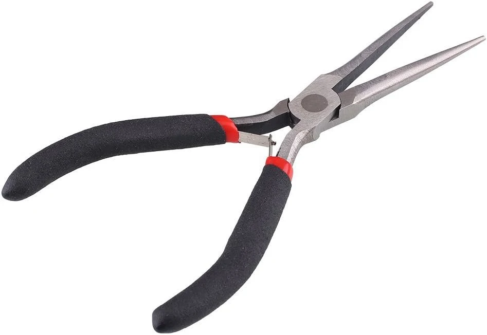 High quality/High cost performance 6-Inch Extra Long Needle Nose Tools Pliers with PVC Dipped Handles for Jewelry Marking