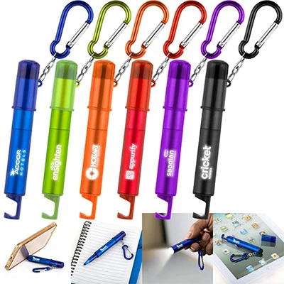 Promotion Gift Fashion Design Metal 4-in-1 Multi-Function Pen/Stylus Ball Pen/Stylus Ballpoint Pen