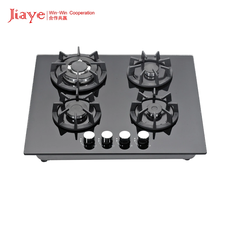 Electrodomésticos Utensilios de cocina vidrio templado 4 Burner hornillo de gas