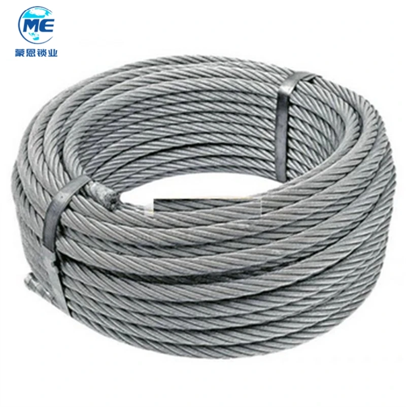 Cable de cable de cuerda de acero inoxidable 7*7 Construcción