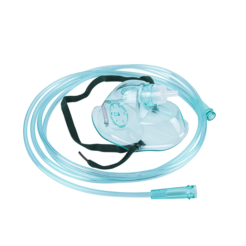 Medical PVC Face Respirator Adult Oxygen Mask