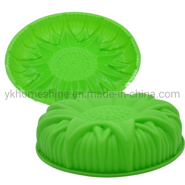 Sunflower Shaped Round Silicon Cake Baking Mold Food Grade Eco-Friendly Silicone Baking Pan