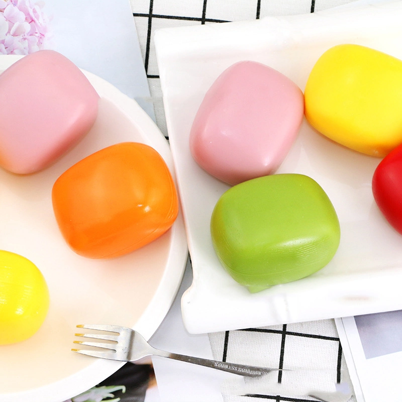 Cute Squishy Stress Reliever Simulation Food Scented Bread Kid Toy